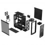 Fractal Design | Meshify 2 Compact Lite RGB | Side window | Black TG Light | Mid-Tower | Power supply included No | ATX - 5